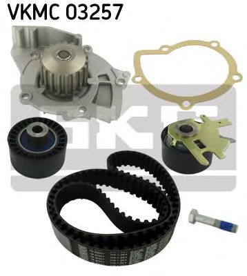 VKMC 03257 SKF - Насос охолоджуючої рідини + комплект зубчатого ремня1